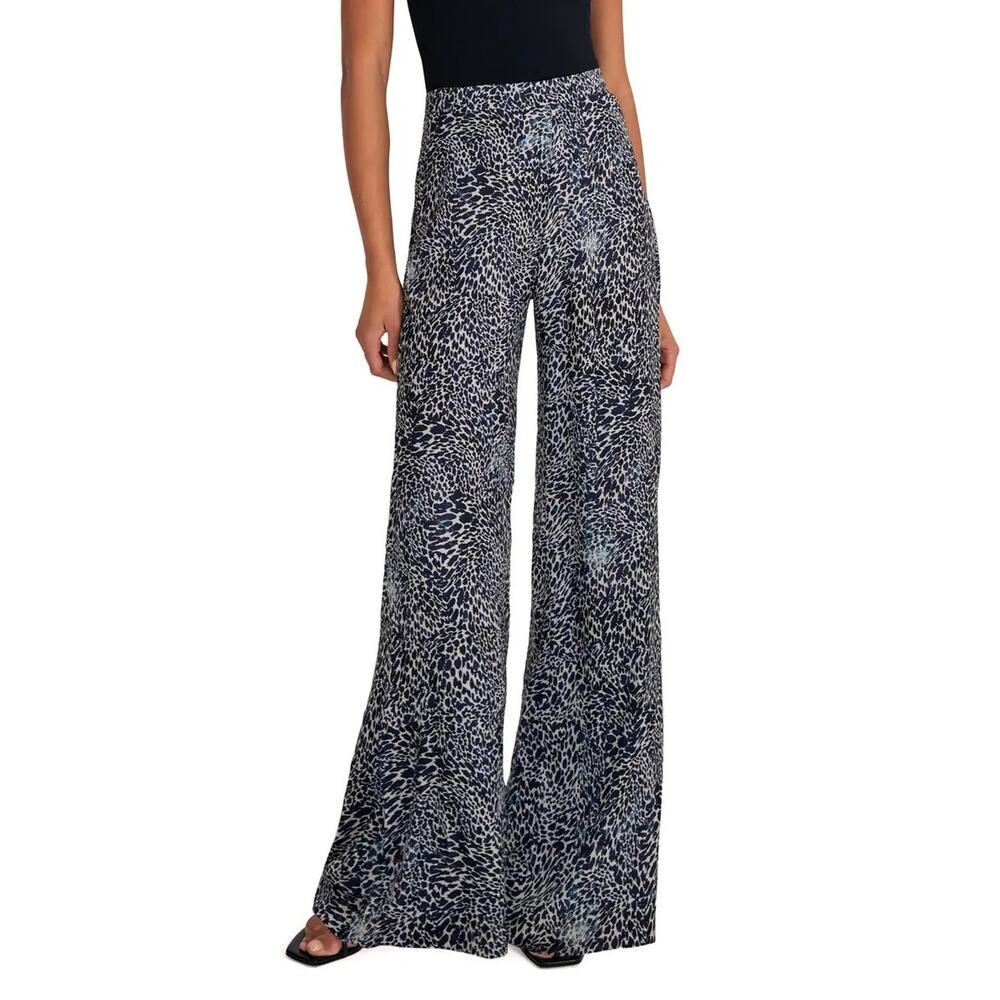 Favorite Daughter The Friday Pant New Size 18 High Waist Wide Leg Pants Cheetah